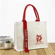 帆布飘带托特包