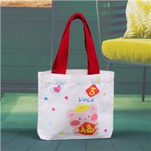 帆布飘带托特包